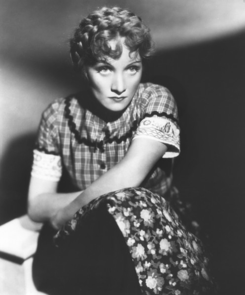 Marlene Dietrich, on-set of the Unfinished Film, "I Loved a Soldier", Paramount Pictures, 1936