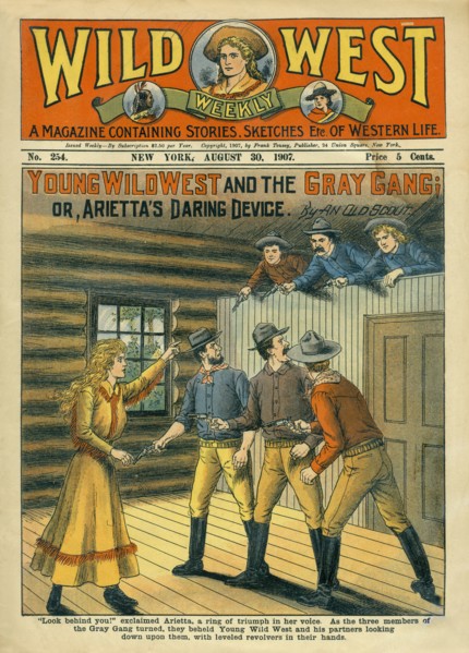 Cover of Wild West Weekly Magazine, No. 254, August 30, 1907