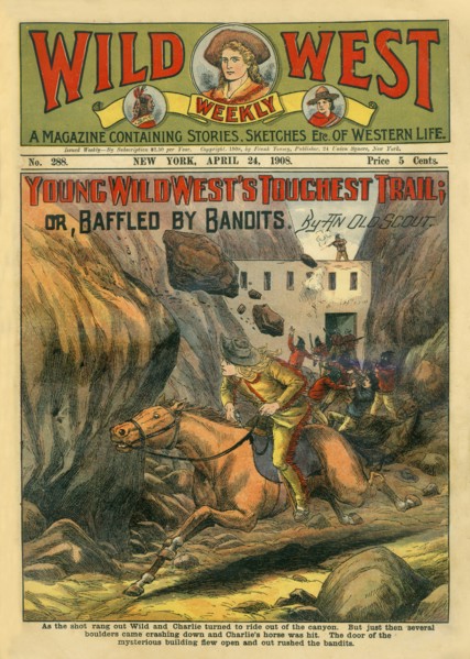 Cover of Wild West Weekly Magazine, No. 288, April 24, 1908