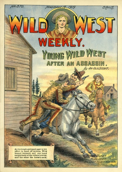 Cover of Wild West Weekly Magazine, No. 370, November 19, 1909