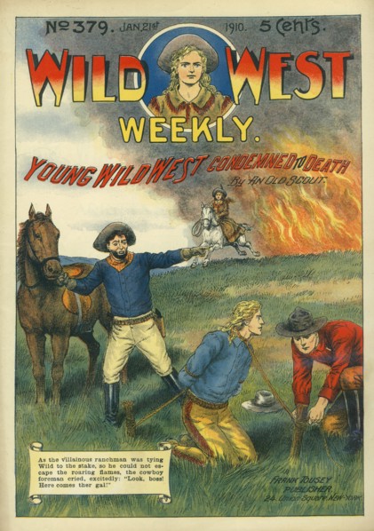 Cover of Wild West Weekly Magazine, No. 379, January 21, 1910