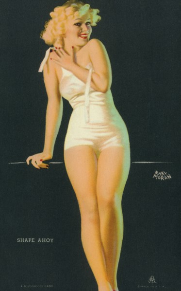 "Shape Ahoy", Mutoscope Card, 1940s