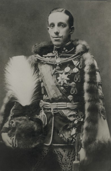 Alfonso VIII, King of Spain, Portrait, 1923