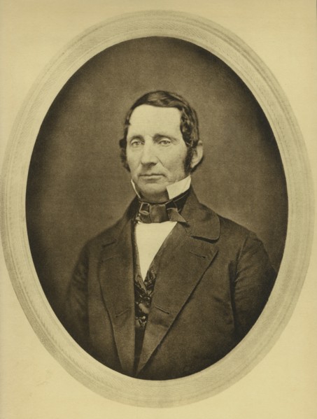 Louis Jacques Mand Daguerre (1789-1851), French Artist and Photographer, Recognized for his Invention of the Daguerreotype Process of Photography, Portrait from a Daguerreotype