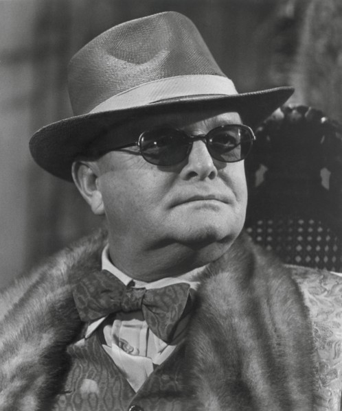 Truman Capote, on-set of the Film, "Murder by Death", 1976