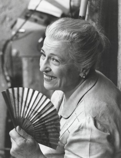 Pearl S. Buck, on-set of the Film "The Big Wave", which is based on her Novel of the same Title, Japan, 1960
