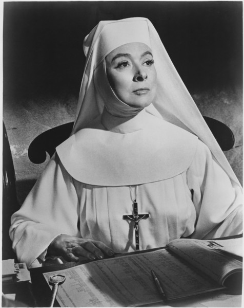 Greer Garson, Portrait, on-set of the Film, "The Singing Nun", 1966