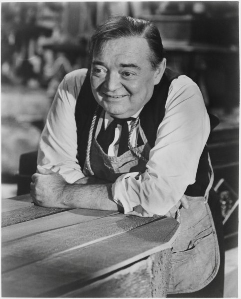 Peter Lorre, on-set of the Film, "The Comedy of Terrors", 1963