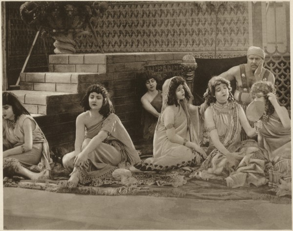 Slave Girls, Marriage Market Scene during Ancient Babylonian Story as part of the Silent Film, "Intolerance", by D.W. Griffith, 1916