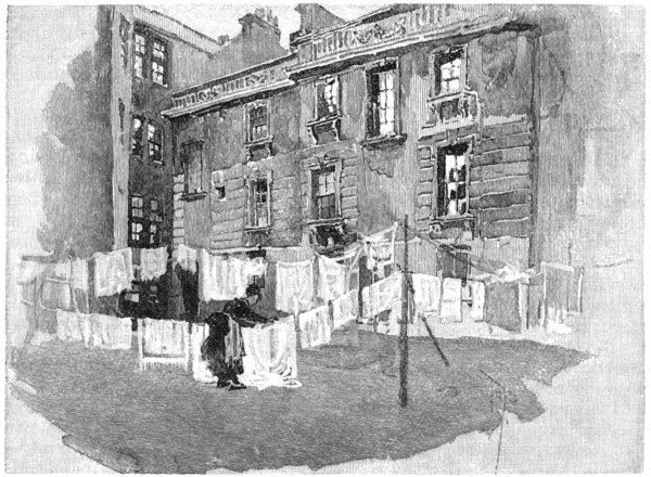 Lodging of Scottish Philosopher Adam Ferguson, Sciennes House, 2 Sciennes Hill, Edinburgh, Scotland, Harper's New Monthly Magazine, Illustration, March 1891