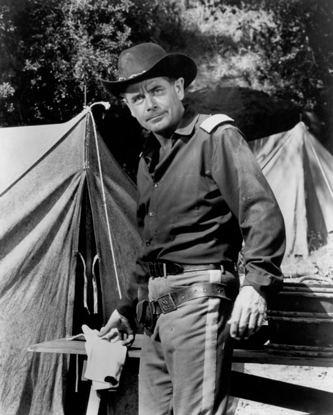 Glenn Ford, on-set of the Film, "Advance to the Rear", MGM, 1964