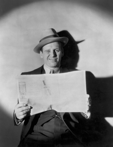 Wallace Ford, Publicity Portrait for the Film, "X Marks the Spot", Tiffany Pictures, 1931