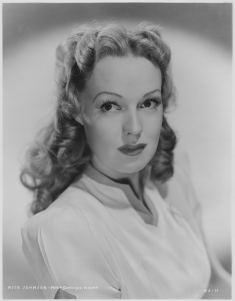 Rita Johnson, Publicity Portrait for the Film, "Edison, The Man", MGM, 1940