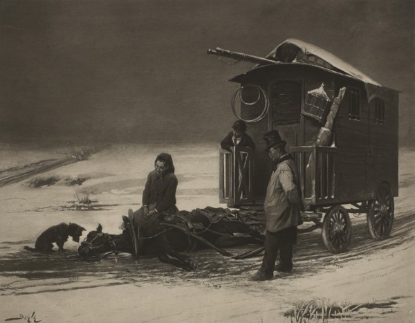 Coco's Last Ration, Photogravure Print from the Original Painting by Pierre-Marie Beyle, The Masterpieces of French Art by Louis Viardot, Published by Gravure Goupil et Cie, Paris, 1882, Gebbie & Co.,...