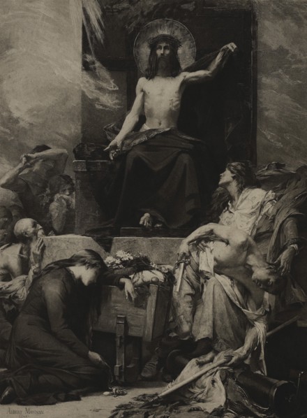 Christ's Invitation to the Afflicted, Photogravure Print from the Original 1879 Painting by Albert Maignan, The Masterpieces of French Art by Louis Viardot, Published by Gravure Goupil et Cie, Paris, ...