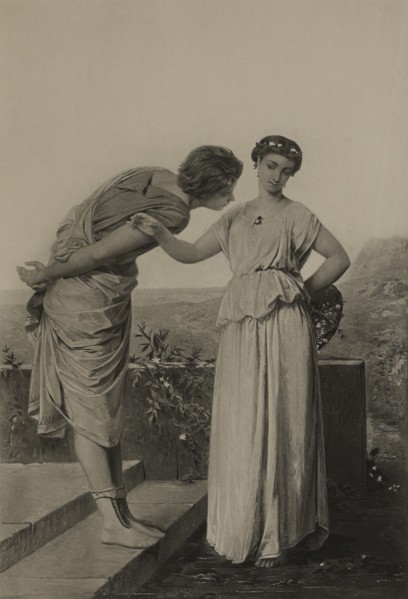 Youth, Photogravure Print from the Original 1869 Painting by Jean-Ernest Aubert, The Masterpieces of French Art by Louis Viardot, Published by Gravure Goupil et Cie, Paris, 1882, Gebbie & Co., Philade...