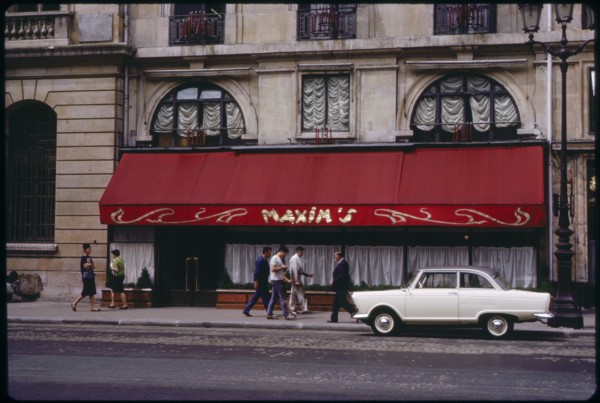 Maxim's, Rue Royale, Paris, France, 1963