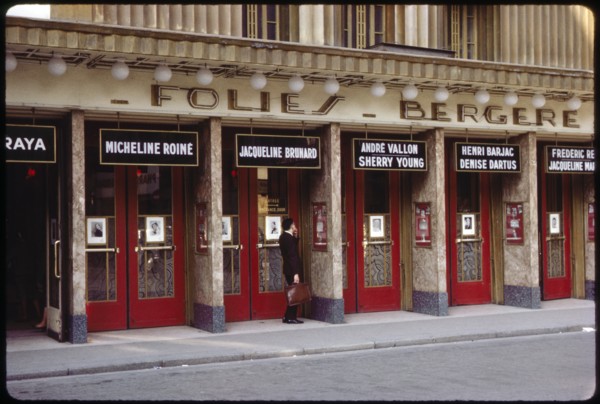 Folies Bergere, Paris, France, 1963