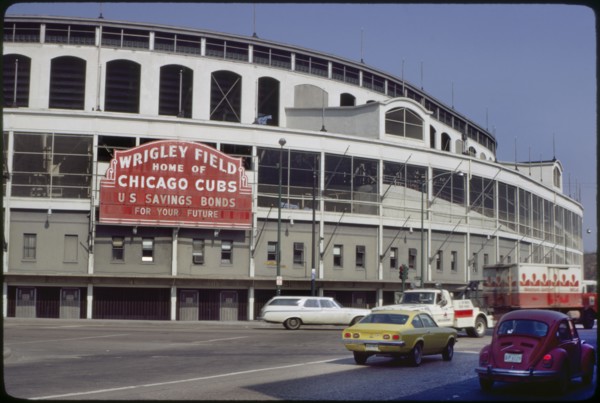 Wrigley Field, Home of Chicago Cubs Baseball Team, Chicago, Illinois, USA, 1972