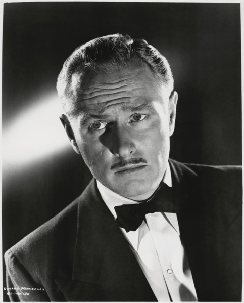 George MacReady, Head and Shoulders Publicity Portrait for the Film, "Down to Earth", Columbia Pictures, 1946