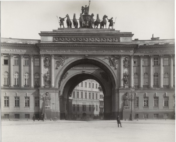 Arch, General Staff Building, Palace Square, Saint Petersburg, Russia, early 1900's
