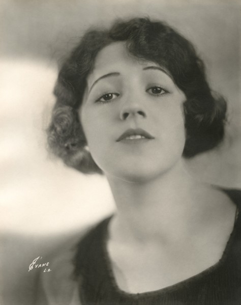 Vola Vale, Silent Film Actress, Publicity Portrait by Evans L.A., 1920's