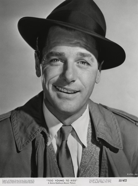 Gig Young, Publicity Portrait for the Film, "Too Young to Kiss", MGM, 1951