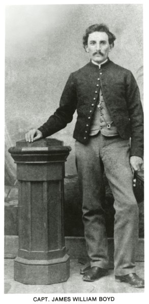 Captain James William Boyd (1822-1866), Confederate States of America Military Officer, who was Alleged in a Conspiracy Theory to have been Killed in Place of John Wilkes Booth, the Assassin of U.S. P...