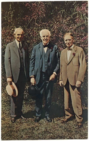 Henry Ford, Thomas Edison & Harvey Firestone, Full-Length Portrait, Fort Myers, Florida, USA, 1931