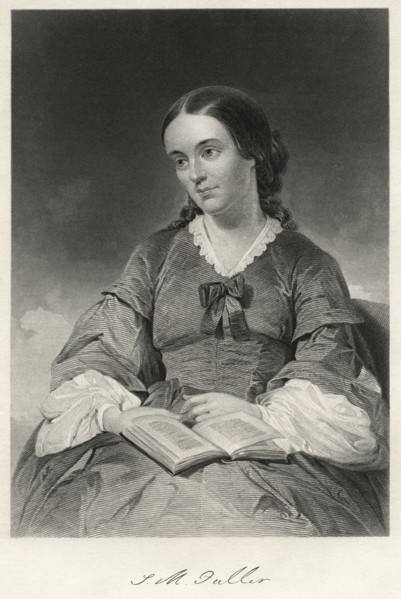 Sarah Margaret Fuller (1810-50), American Journalist, Critic and Women's Rights Activist, Engraving from the original painting by Alonzo Chappel, 1972