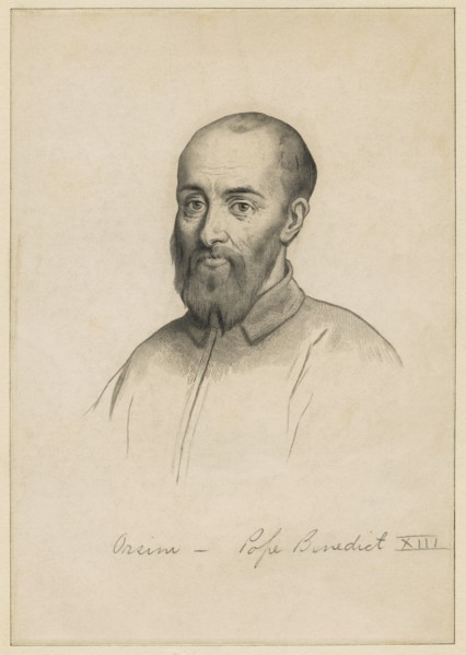 Pedro Martínez de Luna y Pérez de Gotor (1328-1423), Antipope Benedict XIII, Illustration