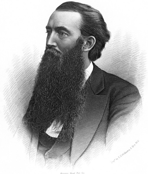 John Clark Ridpath (1840-1900), American Educator, Historical and Editor, Portrait, Illustration, Cyclopaedia of Universal History, Volume 1, The Ancient World, by John Clark Ridpath, the Jones Brothe...