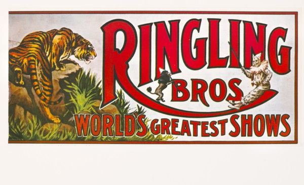 Ringling Bros, World's Greatest Greatest Shows, Circus Poster, Lithograph, early 1900's