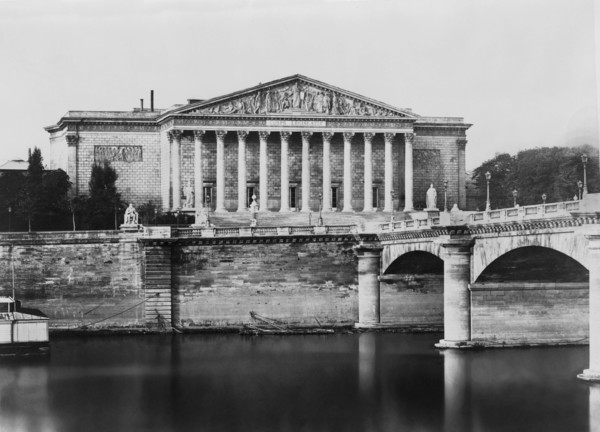 Corps Legislatif, Paris, France, Silver Albumen Print, Edouard Baldus, 1860's