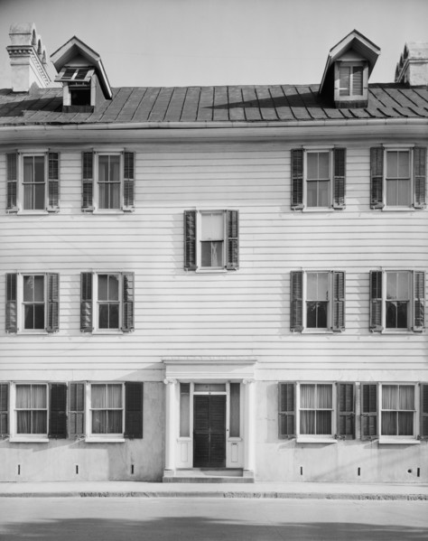 James W. Wilkerson House, 51 South Battery Street, Charleston, South Carolina, USA, Frances Benjamin Johnston, 1937