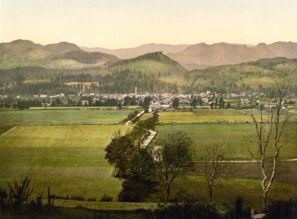 Comrie, Scotland, UK, Photochrome Print, Detroit Publishing Company, 1905