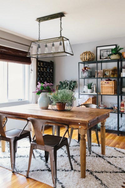 Dining Room with Vintage Farmhouse Decor