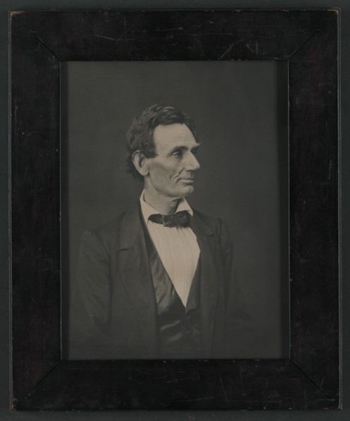 Abraham Lincoln, U.S. Presidential Candidate, Half-length Portrait, Springfield, Illinois, USA, by Alexander Hesler, June 3, 1860