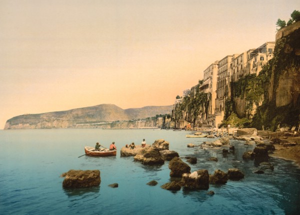 Sorrento by the Sea, Italy, Photochrome Print, Detroit Publishing Company, 1900