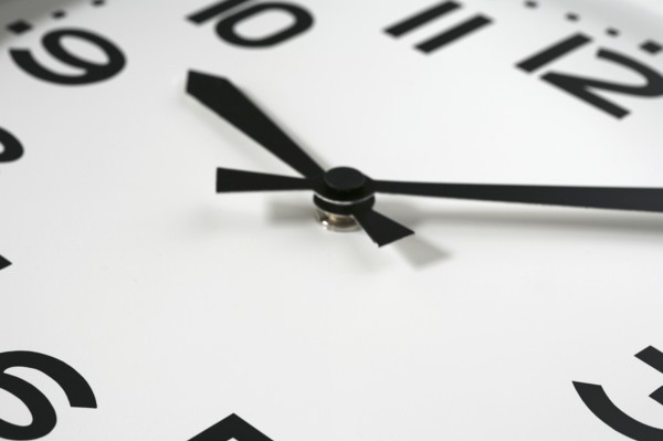 Face of a Clock Close-up