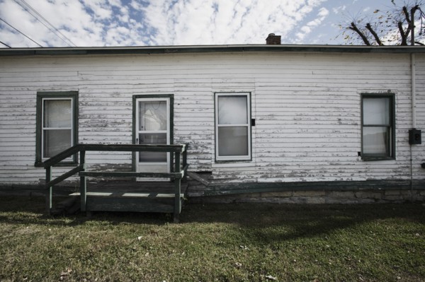 Side of Old White House, Grafton, Illinois, USA