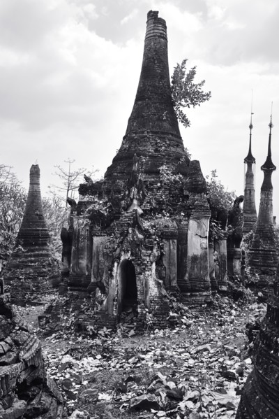 Ancient Pagodas, Indein, Myanmar