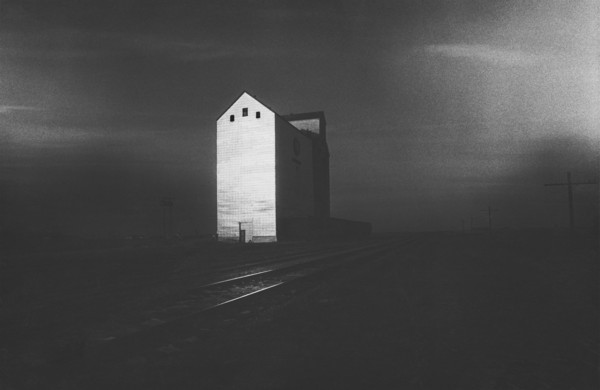 Illuminated Grain Elevator