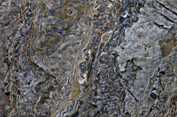 Colored Strata of Cliff