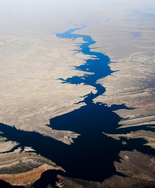 Large River, Aerial, Colorado, USA
