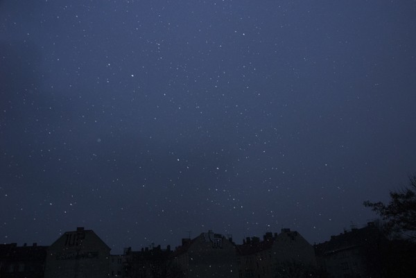 Night Sky with Snowfall