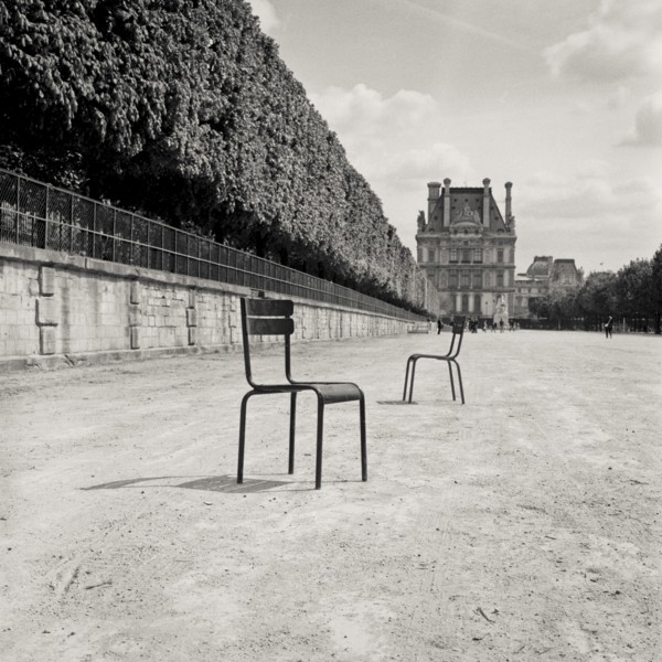 Two Chairs, Tuileries Garden, Paris, France