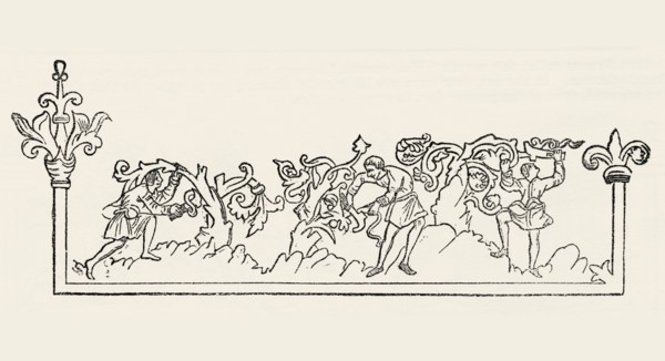Anglo-Saxon Calendar, June, pre-Norman Conquest of 1066, Illustration from John Cassell's Illustrated History of England, Vol. I from the earliest period to the reign of Edward the Fourth, Cassell, Pe...