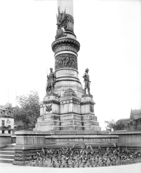 Soldiers' (and Sailors') Monument, Buffalo, New York, USA, Detroit Publishing Company, 1905