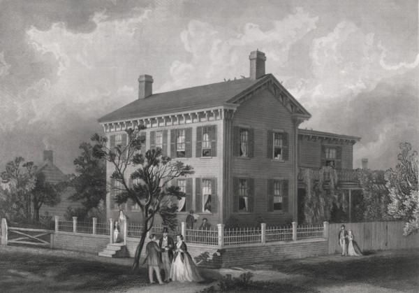 The Home of Abraham Lincoln, Published by John C. McRae, 1866